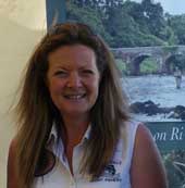 Cathryne Boyes, Qualified Casting Instructor, Brookhall Fishery, Co Antrim, Northern Ireland